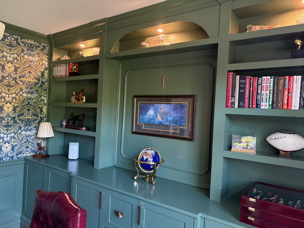 Built-in or fireplace mantle 33, Doyle Renovations project