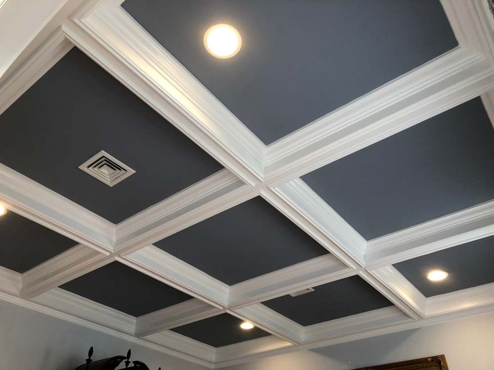 Coffered ceiling 2, Doyle Renovations project