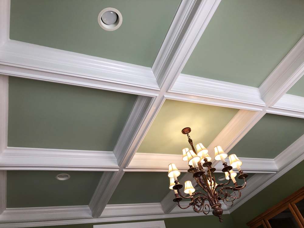 Coffered ceiling 4, Doyle Renovations project