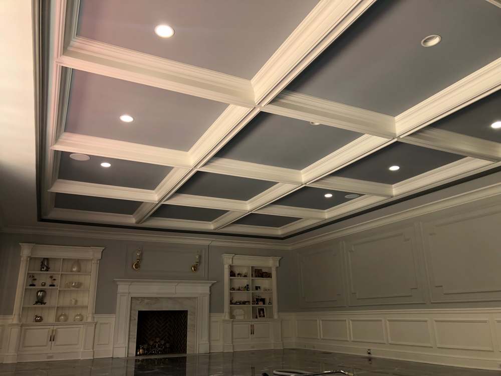 Coffered ceiling 8, Doyle Renovations project