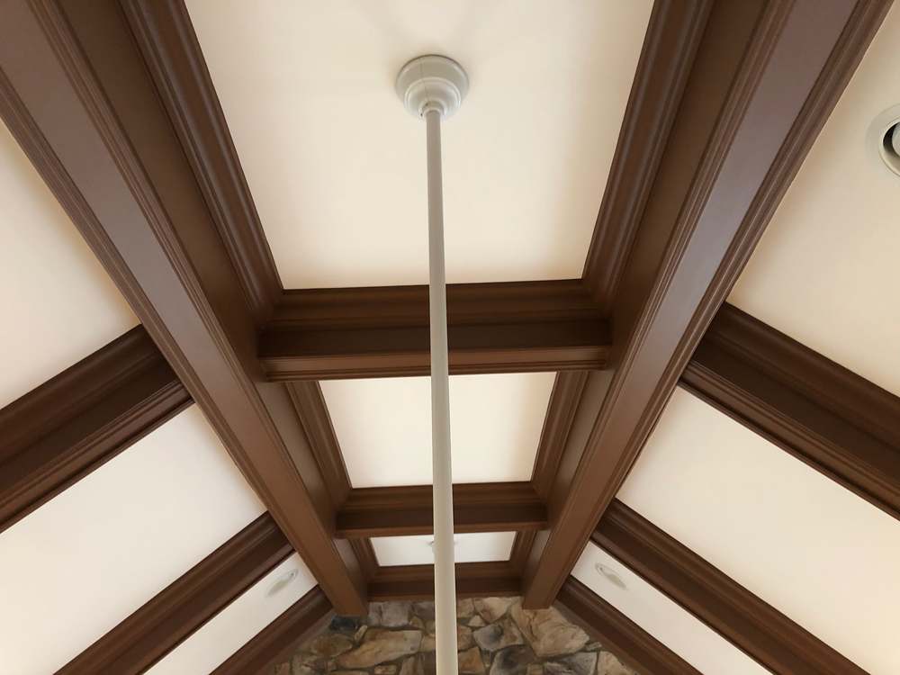 Coffered ceiling 13, Doyle Renovations project
