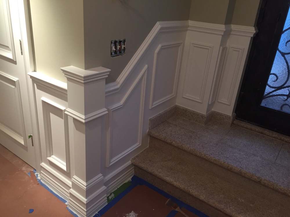 Crown molding or wainscoting 5, Doyle Renovations project