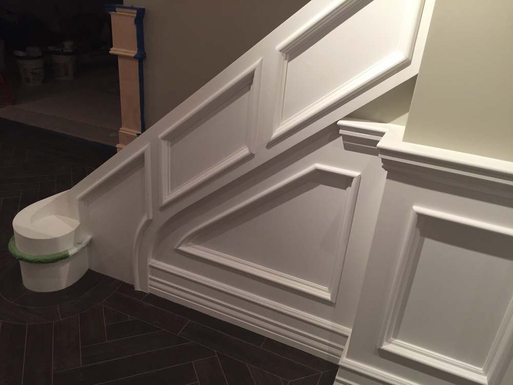 Crown molding or wainscoting 6, Doyle Renovations project