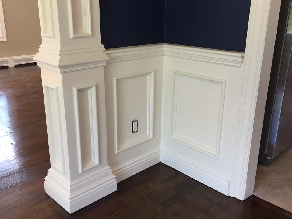 Crown molding or wainscoting 7, Doyle Renovations project