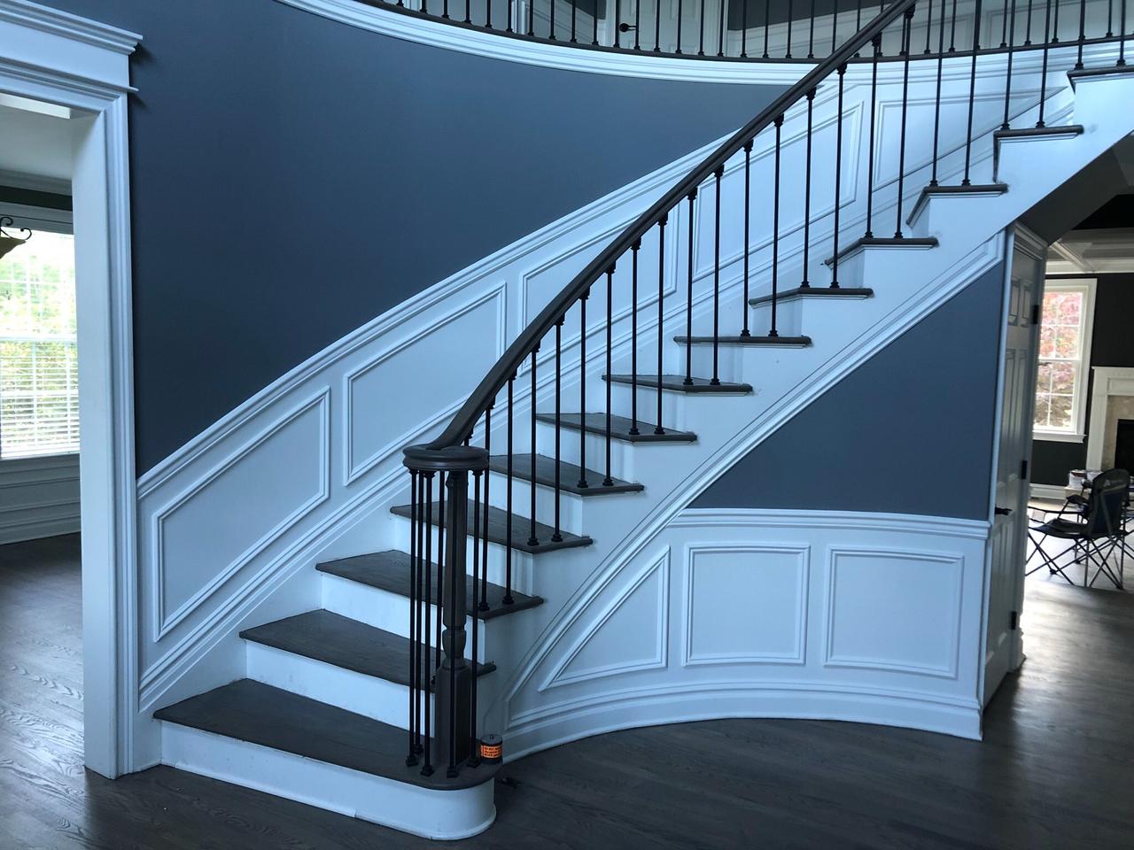 Staircase and entryway detail