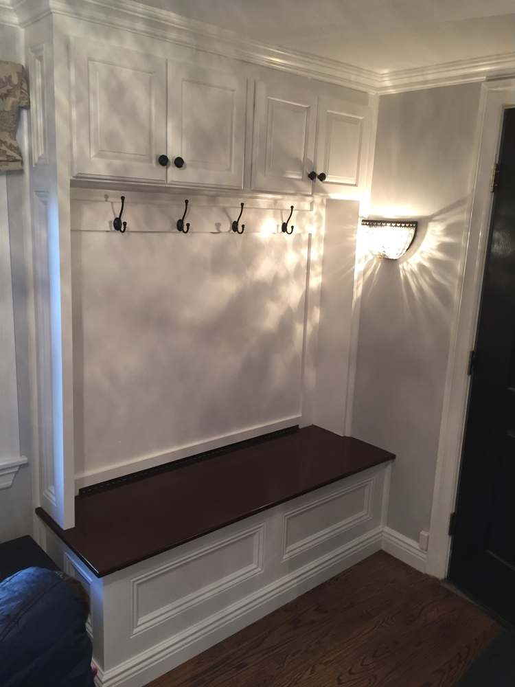 Mudroom bench 9, Doyle Renovations project
