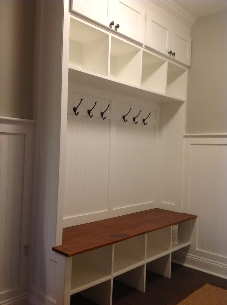 Mudroom bench 11, Doyle Renovations project