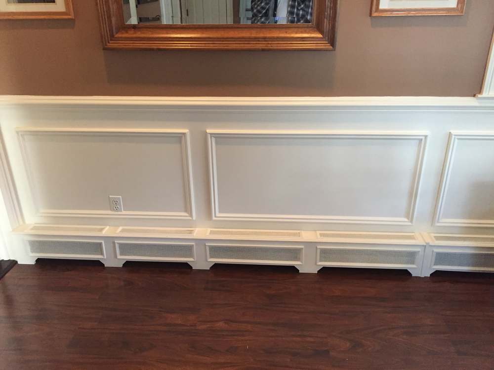 Custom radiator cover 2, Doyle Renovations project