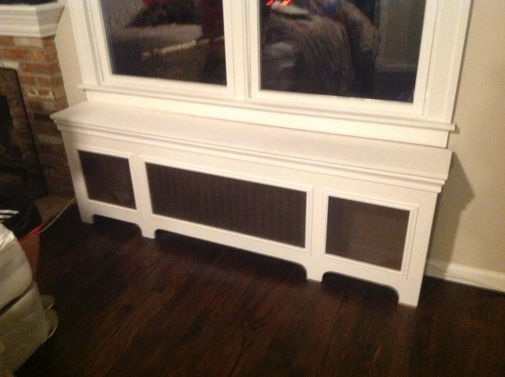 Custom radiator cover 3, Doyle Renovations project